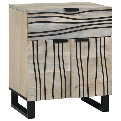 CKioict Nachttische mit Schubladen Weiß und Schwarz nachtschrank kommode mit schubladen for Wohnzimmer Schlafzimmer 50 x 33 x 60 cm CKioict Nachttische mit Schubladen Weiß und Schwarz nachtschrank kommode mit schubladen for Wohnzimmer Schlafzimmer 50 x 33 x 60 cm von CKioict