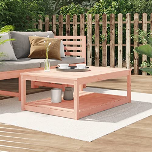 CKioict Outdoor Tisch Terrassentisch Stehtisch Outdoor Gartentisch 121x82,5x45 cm Massivholz DouglasieFür Gärten, Rasenflächen, Balkone von CKioict