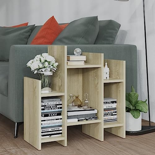 CKioict Regalschrank Sonoma-Eiche gartenschrank gartenschrank for Innenraum Büro 60x26x60 cm Holzwerkstoff von CKioict