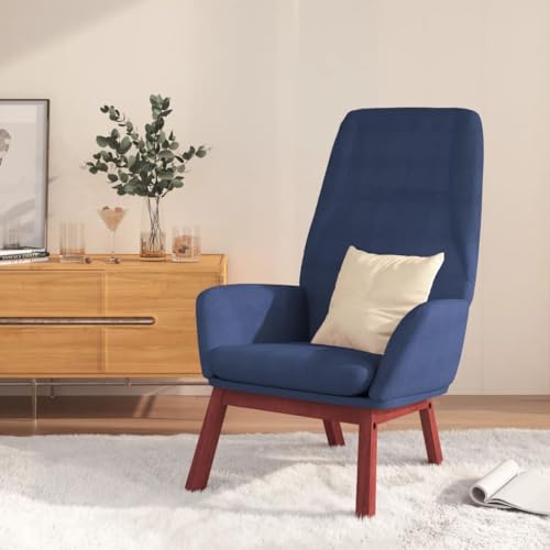 CKioict Relaxsessel Blau Stoff Lounge Sessel ohrensessel mit hocker for Schlafzimmer Wohnzimmer CKioict Relaxsessel Blau Stoff Lounge Sessel ohrensessel mit hocker for Schlafzimmer Wohnzimmer von CKioict