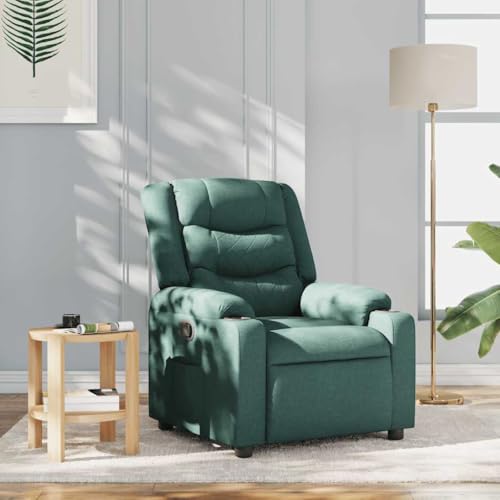 CKioict Relaxsessel Dunkelgrün Stoff lesesessel Lounge Sessel for Innenraum Wohnzimmer von CKioict