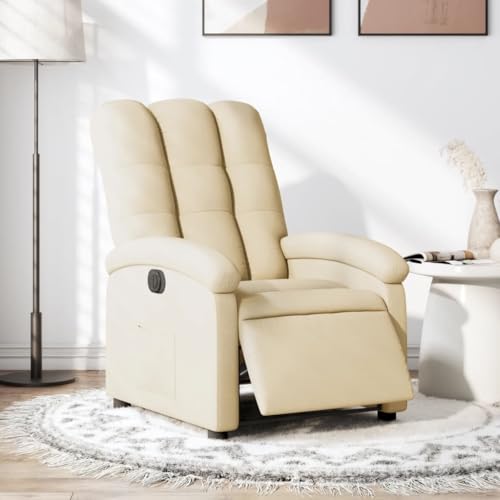 CKioict Relaxsessel Elektrisch Creme Stoff Lounge Sessel fernsehsessel for Balkon Schlafzimmer CKioict Relaxsessel Elektrisch Creme Stoff Lounge Sessel fernsehsessel for Balkon Schlafzimmer von CKioict