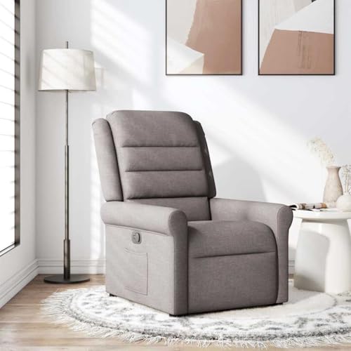 CKioict Relaxsessel Taupe Stoff Lounge Sessel cocktailsessel for Büro Schlafzimmer CKioict Relaxsessel Taupe Stoff Lounge Sessel cocktailsessel for Büro Schlafzimmer von CKioict