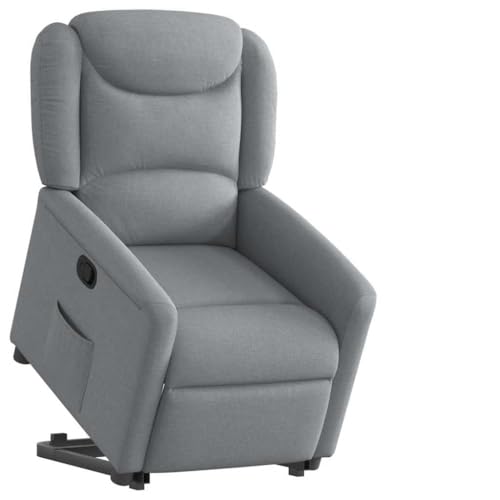 CKioict Relaxsessel mit Aufstehhilfe Hellgrau Stoff fernsehsessel lesesessel for Innenraum Schlafzimmer CKioict Relaxsessel mit Aufstehhilfe Hellgrau Stoff fernsehsessel lesesessel for Innenraum Schlafzimmer von CKioict