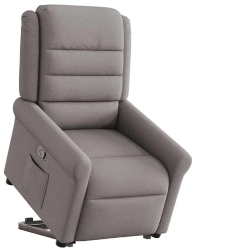 CKioict Relaxsessel mit Aufstehhilfe Taupe Stoff fernsehsessel ohrensessel mit hocker for Wohnzimmer Innenraum CKioict Relaxsessel mit Aufstehhilfe Taupe Stoff fernsehsessel ohrensessel mit hocker for Wohnzimmer Innenraum von CKioict