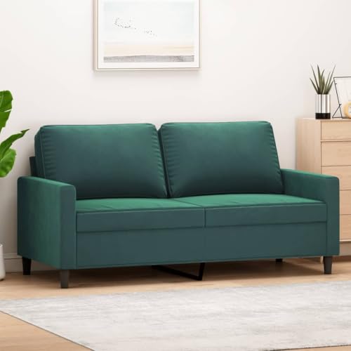 CKioict Samtsofa 2-Sitzer mit Metallgestell, Bequemes Polstersofa für Wohnzimmer, Modernes Velours Sofa mit Sitzkissen, Luxuriöses Sitzmöbel für Entspannung und CKioict Samtsofa 2-Sitzer mit Metallgestell, Bequemes Polstersofa für Wohnzimmer, Modernes Velours Sofa mit Sitzkissen, Luxuriöses Sitzmöbel für Entspannung und von CKioict