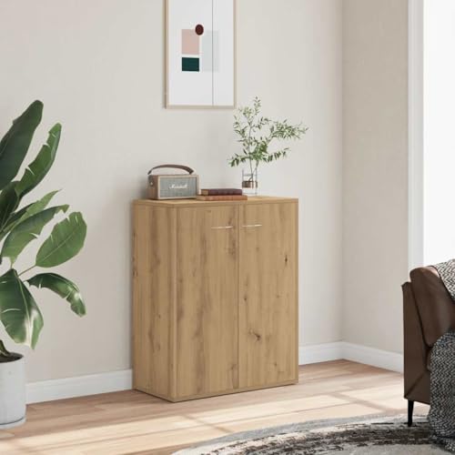 CKioict Sideboard Artisan-Eiche Schrank sideboards for Büro Wohnzimmer 60x30x75 cm Holzwerkstoff von CKioict
