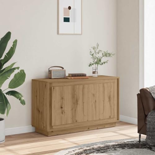 CKioict Sideboard Artisan-Eiche Schrank sideboards for Schlafzimmer Büro 102x35x55 cm Holzwerkstoff von CKioict