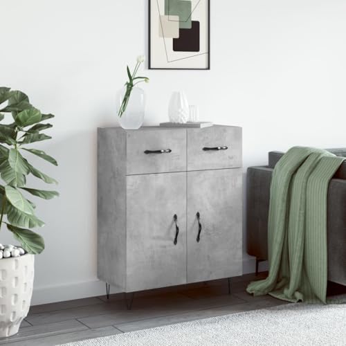 CKioict Sideboard Betongrau kommoden flurschrank for Schlafzimmer Büro 69,5x34x90 cm Holzwerkstoff CKioict Sideboard Betongrau kommoden flurschrank for Schlafzimmer Büro 69,5x34x90 cm Holzwerkstoff von CKioict