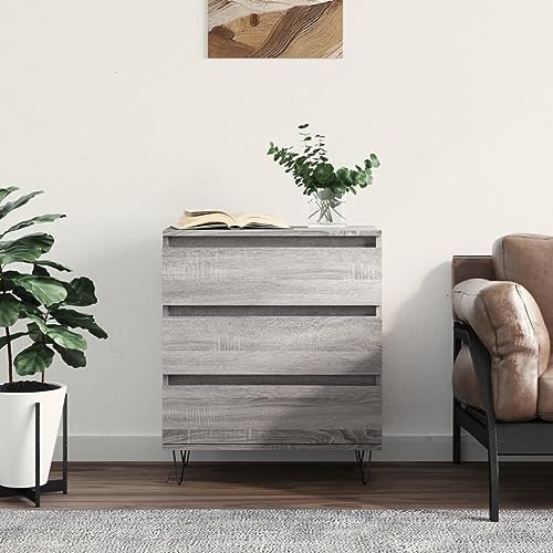 CKioict Sideboard Grau Sonoma flurschrank gartenschrank for Schlafzimmer Büro 60x35x70 cm Holzwerkstoff CKioict Sideboard Grau Sonoma flurschrank gartenschrank for Schlafzimmer Büro 60x35x70 cm Holzwerkstoff von CKioict