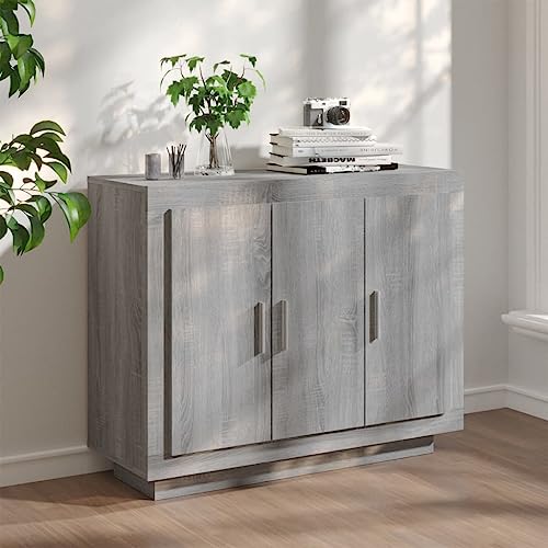 CKioict Sideboard Grau Sonoma sideboards Schrank for Innenraum Schlafzimmer 92x35x75 cm Holzwerkstoff CKioict Sideboard Grau Sonoma sideboards Schrank for Innenraum Schlafzimmer 92x35x75 cm Holzwerkstoff von CKioict