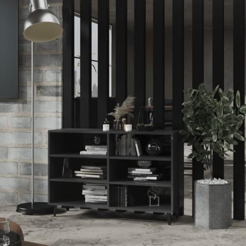 CKioict Sideboard Hochglanz-Grau gartenschrank sideboards for Innenraum Schlafzimmer 103,5x35x70 cm Holzwerkstoff von CKioict
