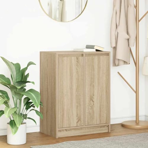CKioict Sideboard Sonoma-Eiche sideboards Schrank for Schlafzimmer Büro 57x34x76 cm Holzwerkstoff von CKioict