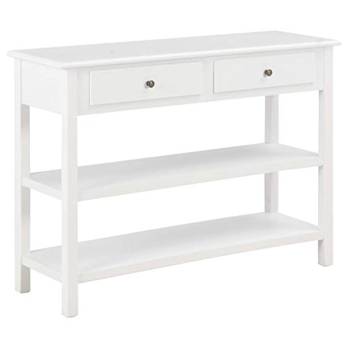 CKioict Sideboard Weiß flurschrank Schrank for Innenraum Wohnzimmer 110x35x80 cm MDF von CKioict