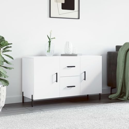 CKioict Sideboard Weiß flurschrank sideboards for Büro Schlafzimmer 100x36x60 cm Holzwerkstoff von CKioict