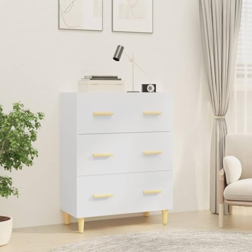 CKioict Sideboard Weiß gartenschrank sideboards for Schlafzimmer Wohnzimmer 70x34x90 cm Holzwerkstoff von CKioict