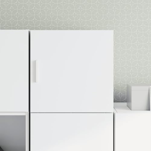 CKioict Wandschrank Weiß sideboards gartenschrank for Innenraum Büro 40x42,5x40 cm Holzwerkstoff von CKioict