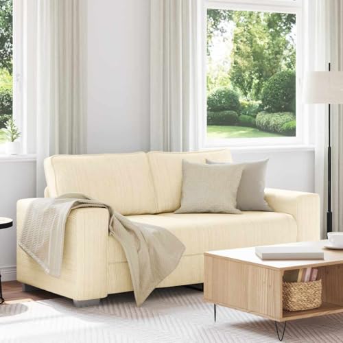 CKioict Zweisitzer-Sofa aus Cordstoff mit gepolsterten Sitzkissen und robustem Sperrholzgestell für Wohnzimmer, Schlafzimmer oder Arbeitszimmer – Modernes Relaxsofa CKioict Zweisitzer-Sofa aus Cordstoff mit gepolsterten Sitzkissen und robustem Sperrholzgestell für Wohnzimmer, Schlafzimmer oder Arbeitszimmer – Modernes Relaxsofa von CKioict