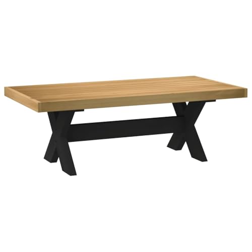 Couchtisch NOAIN X-förmige Beine Coffee Table Tisch Wohnzimmer for Wohnzimmer Innenraum 120x60x40 cm Massivholz Kiefer Couchtisch NOAIN X-förmige Beine Coffee Table Tisch Wohnzimmer for Wohnzimmer Innenraum 120x60x40 cm Massivholz Kiefer von CKioict