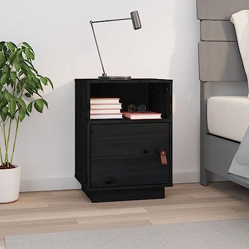 Nachttisch Schwarz nachtschrank badschrank schmal for Zimmer Schlafzimmer 40x34x55 cm Massivholz Kiefer Nachttisch Schwarz nachtschrank badschrank schmal for Zimmer Schlafzimmer 40x34x55 cm Massivholz Kiefer von CKioict