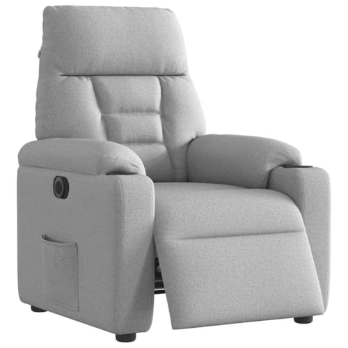 Relaxsessel Elektrisch Wolkengrau Stoff ohrensessel mit hocker Chair for Wohnzimmer Büro Relaxsessel Elektrisch Wolkengrau Stoff ohrensessel mit hocker Chair for Wohnzimmer Büro von CKioict