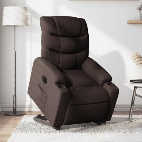 Relaxsessel mit Aufstehhilfe Elektrisch Dunkelbraun Stoff fernsehsessel Chair for Schlafzimmer Wohnzimmer Relaxsessel mit Aufstehhilfe Elektrisch Dunkelbraun Stoff fernsehsessel Chair for Schlafzimmer Wohnzimmer von CKioict