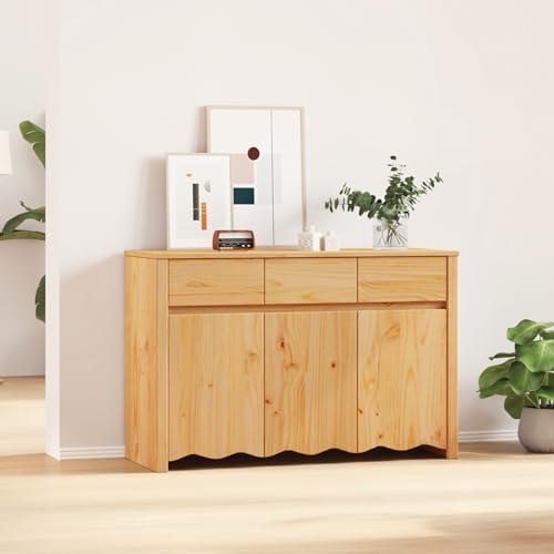 Sideboard DRAMMEN sideboards Schrank for Wohnzimmer Büro 114x43x75,5 cm Massivholz Kiefer Sideboard DRAMMEN sideboards Schrank for Wohnzimmer Büro 114x43x75,5 cm Massivholz Kiefer von CKioict
