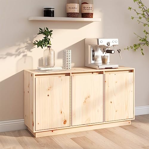 Sideboard Schrank sideboards for Schlafzimmer Wohnzimmer 111x34x60 cm Massivholz Kiefer von CKioict