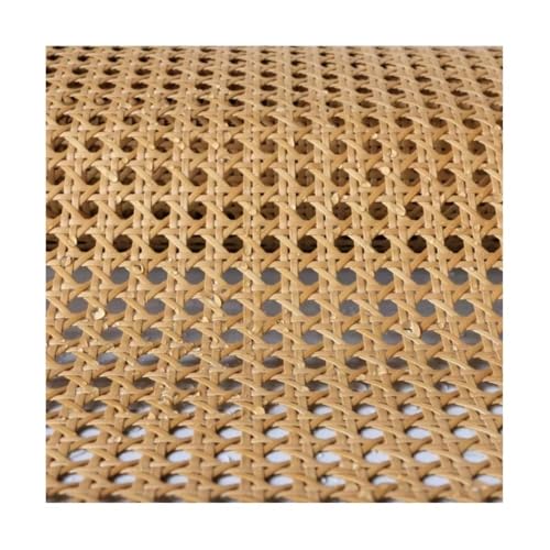 CKryzillix Rattan Rolle,Rattan GartenmöBel Set 40-55 cm Breite Gelb PE Kunststoff Rattan Gurtband Rolle Rohr Korbweide Blatt for Stuhl Tisch Möbel DIY Reparatur Material(Coffee,50x60cm) von CKryzillix