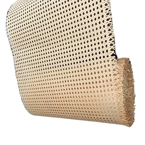 CKryzillix Rattan Rolle,Rattan GartenmöBel Set 40-55 cm Breite Gelb PE Kunststoff Rattan Gurtband Rolle Rohr Korbweide Blatt for Stuhl Tisch Möbel DIY Reparatur Material(Primary Color,50x50cm) von CKryzillix