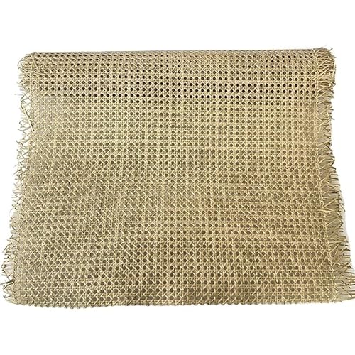 CKryzillix Rattan Rolle,Rattan GartenmöBel Set 45 cm Kunststoff Rattan Cane Gurtband Rolle Wicker Blatt Outdoor Stuhl Tisch Möbel Reparatur Material(Willow Wood Color,45x30cm) von CKryzillix