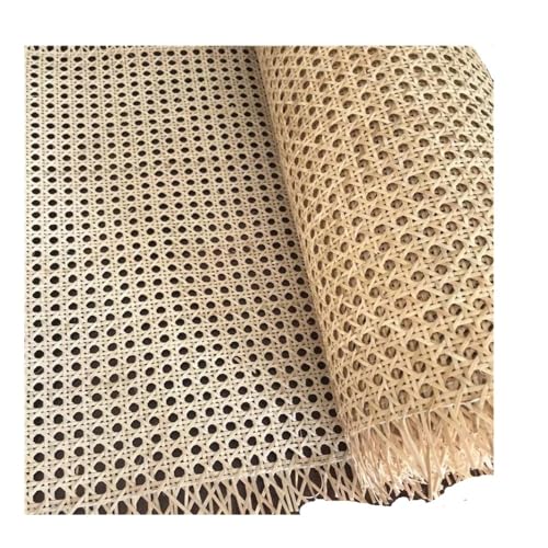 CKryzillix Rattan Rolle,Rattan GartenmöBel Set Echtes natürliches Rattanrohr Gurtband Rolle Hohlwebmaterial for Möbel Stuhl Tisch Schrank Reparatur Dekor(40cm Width,0.5 Meters) von CKryzillix
