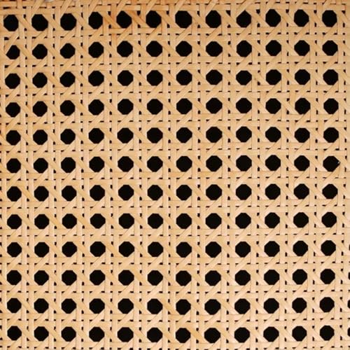 CKryzillix Rattan Rolle,Rattan GartenmöBel Set Vinyl Weave Rattan Wicker Cane Gurtband Rolle Möbel Stuhl Tisch Reparatur Material Schrank Tür Decke Wand Dekor heiß(Primary Color,30x80 cm) von CKryzillix