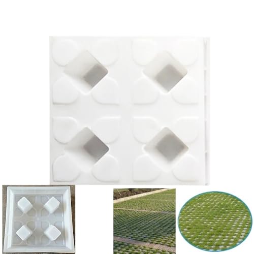 Gehwegplatten Beton, Beton Schablonen Hausgarten Hof DIY Pflasterform Straße Beton Ziegel Carving Steinweg Pflaster Straße Spaziergang Maker Form Nachahmung(25cm) von CKryzillix