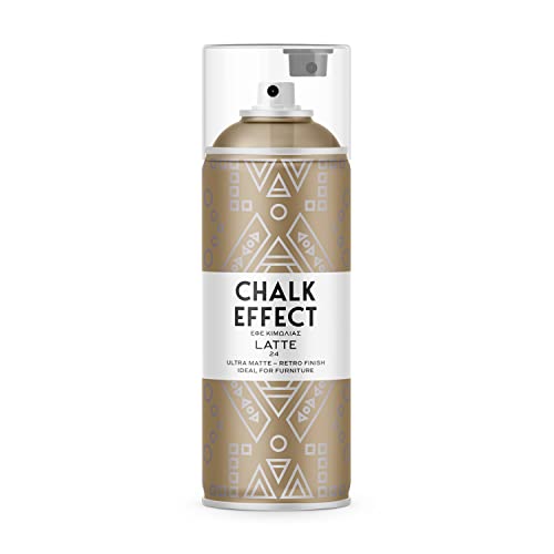 CL COSMOS LAC Kreidefarbe Spray Chalk Effect - hochwertige chalky Kreidesprühfarbe Farbspray - Spray Paint Farbe (Latte) von CL COSMOS LAC
