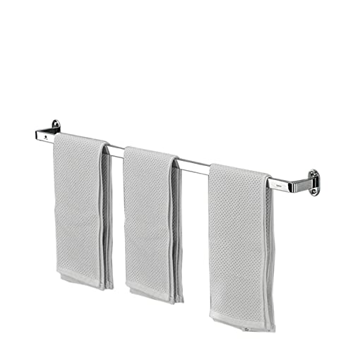 CL-ZZZ Handtuchregal Handtuchhalter Einzelne Handtuchhalter, Wandmontage Lange Handtuchhalter, Edelstahl poliert Silber Finish Handtuchstange für Badezimmer oder Küche, 40-120 cm (Size : 120cm) von CL-ZZZ