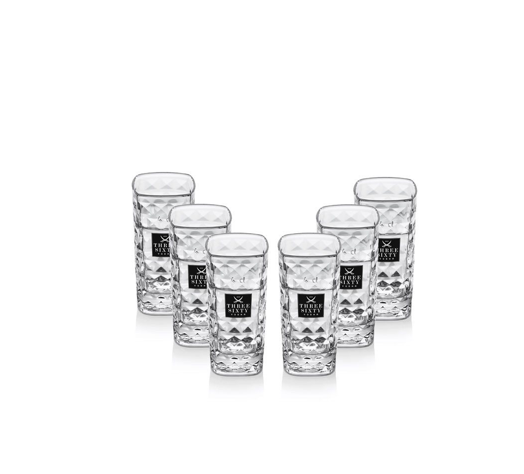 Mixcompany Glas Three Sixty Vodka Wodka Shotgläser Gläser Glas Set - 6 Stück 2 und Mixcompany Glas Three Sixty Vodka Wodka Shotgläser Gläser Glas Set - 6 Stück 2 und von Mixcompany