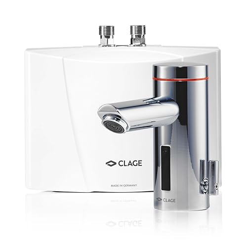CLAGE MBX3 Lumino elektronischer Klein-Durchlauferhitzer mit Sensorarmatur, für hygienisches + effizientes Händewaschen, 3,5kW mit Stecker, druckfest, Premum Gerät, VDE-GS geprüft, 1500-15113 CLAGE MBX3 Lumino elektronischer Klein-Durchlauferhitzer mit Sensorarmatur, für hygienisches + effizientes Händewaschen, 3,5kW mit Stecker, druckfest, Premum Gerät, VDE-GS geprüft, 1500-15113 von CLAGE