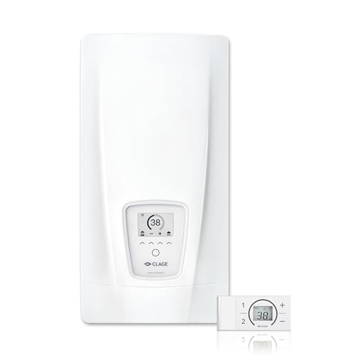 CLAGE DEX Next S vollelektronischer Durchlauferhitzer, Bad/Gruppenversorgung, 18-27kW, ECO-Mode, Fernbedienung, Wasser-/Energiesparend, E-Paper-Display, VDE-GS geprüft, 3200-36450 CLAGE DEX Next S vollelektronischer Durchlauferhitzer, Bad/Gruppenversorgung, 18-27kW, ECO-Mode, Fernbedienung, Wasser-/Energiesparend, E-Paper-Display, VDE-GS geprüft, 3200-36450 von CLAGE