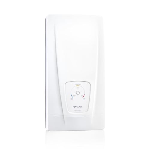 CLAGE DLX24 Next elektronisch geregelter Durchlauferhitzer, Bad/Gruppenversorgung, 24kW 400V, Temperaturwahl 35, 45 oder 55°C, energiesparend, VDE-GS geprüft, 3200-36221 von CLAGE