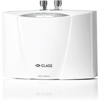 Clage - MCX6 Durchlauferhitzer 5,7kW 230V Unter­tisch max. 3,3l/min, ies Blankdraht-Heizsystem, Sensortaste, LED-Anzeige von CLAGE