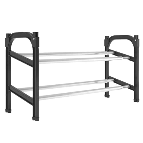 CLALER Extendable Schuhregal with 2 Tier, Schuhregal Schmal for Wardrobe, Entryway, Living Room Hallway and Dressing Room, 119 x 24 x 37 cm CLALER Extendable Schuhregal with 2 Tier, Schuhregal Schmal for Wardrobe, Entryway, Living Room Hallway and Dressing Room, 119 x 24 x 37 cm von CLALER