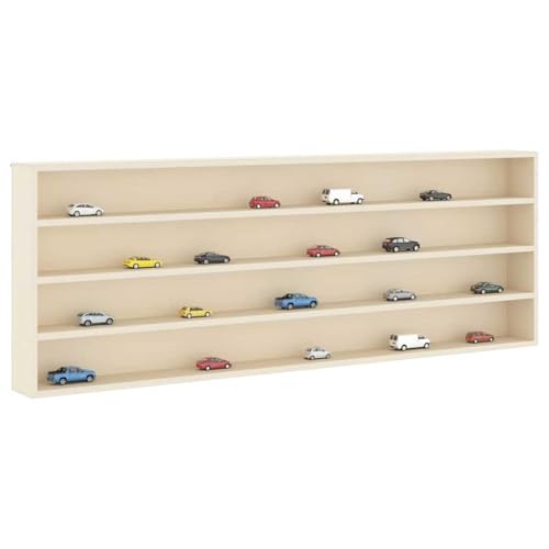 CLALER Hanging Display Cabinet, Wall Shelf, Wooden Shelf Hanging Display Cabine (100 x 8,5 x 36 cm) von CLALER