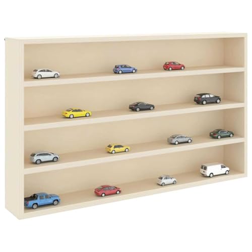 CLALER Hanging Display Cabinet, Wall Shelf, Wooden Shelf Hanging Display Cabine (60 x 8,5 x 37 cm) von CLALER