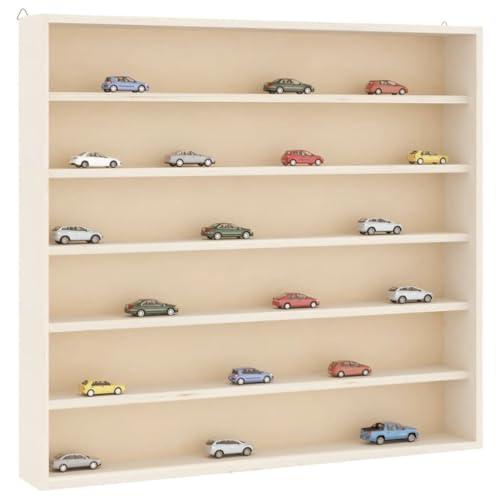 CLALER Hanging Display Cabinet, Wall Shelf, Wooden Shelf Hanging Display Cabine (60 x 8.5 x 55 cm) von CLALER