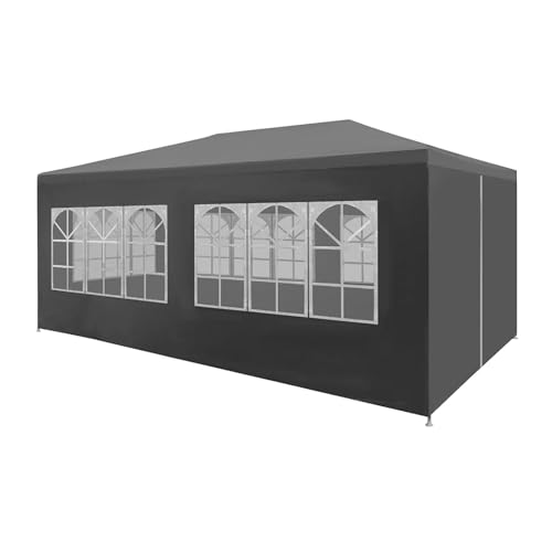 CLALER Pavillon 300x600 cm UV Schutz Faltbar Camping Garten Faltpavillon Partyzelt, Anthrazit CLALER Pavillon 300x600 cm UV Schutz Faltbar Camping Garten Faltpavillon Partyzelt, Anthrazit von CLALER