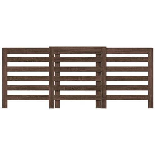CLALER Radiator Cover, Vertical Slats, Holzwerkstoff, Heizkörperverkleidung, for Bedroom, Living Room, Kitchen (Altholz, 205 x 21.5 x 83.5 cm) von CLALER