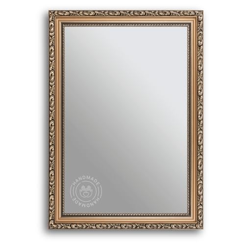 CLAMARO 'Oslo' Antik Wandspiegel 65x100 cm mit Rahmen | Bronze | Shabby Chic Vintage Barock Spiegel mit Holzrahmen | Barockspiegel inkl. Metall Aufhänger und Montagematerial CLAMARO 'Oslo' Antik Wandspiegel 65x100 cm mit Rahmen | Bronze | Shabby Chic Vintage Barock Spiegel mit Holzrahmen | Barockspiegel inkl. Metall Aufhänger und Montagematerial von CLAMARO