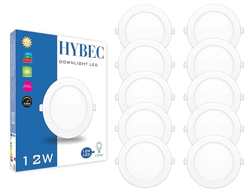 CLAR - LED Einbaustrahler Flach, LED Panel Light, 12W (Pack 10) von CLAR