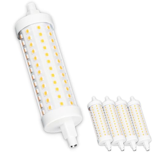 CLAR- R7S LED 118mm Dimmbar, R7S LED 118mm, R7S LED 118mm, LED R7S 118mm Dimmbar, R7S LED, LED Stab, LED Stablampe, LED R7S, R7S 118mm, R7S 118mm LED, LED Stableuchte, LED 15W (Pack 5) von CLAR